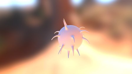 Shield Virus 3D Model