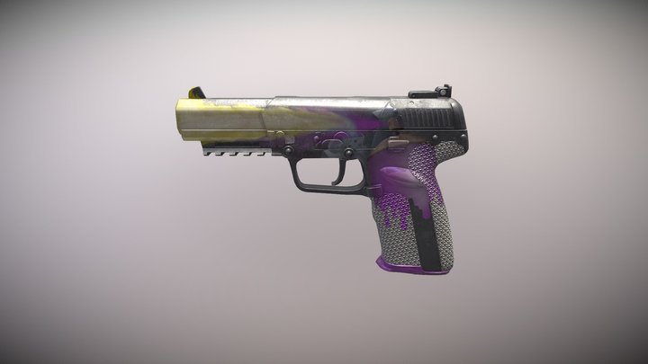 Weapon texture paint 3D Model
