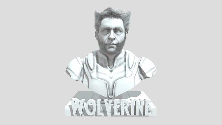 Deadpool 3 - Wolverine 3D printable Bust 3D Model