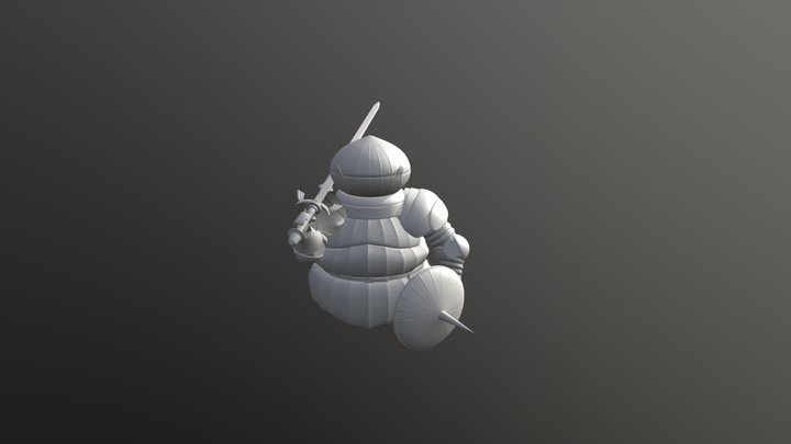 Onion Knight 3D Model