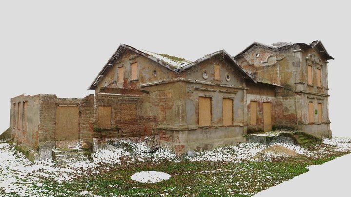 Dwór Kliczewo Małe [chmura punktów] 3D Model