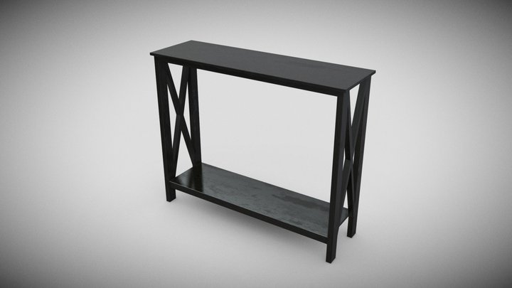 Furniture Table Entry Modern 01 3D Model