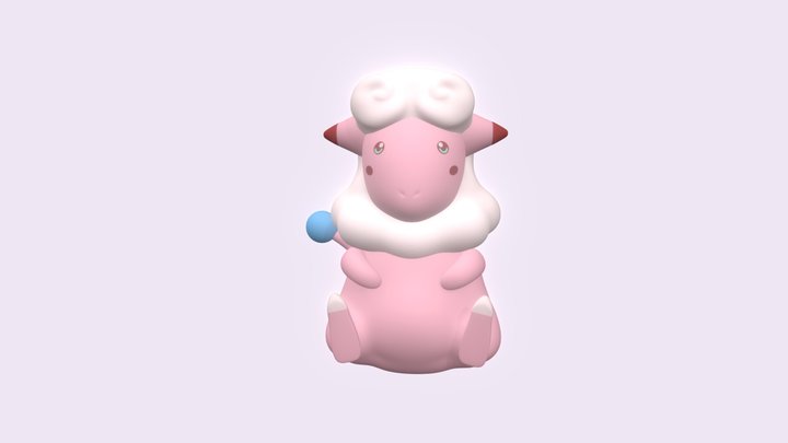 Pokemon Flaaffy 3D Model