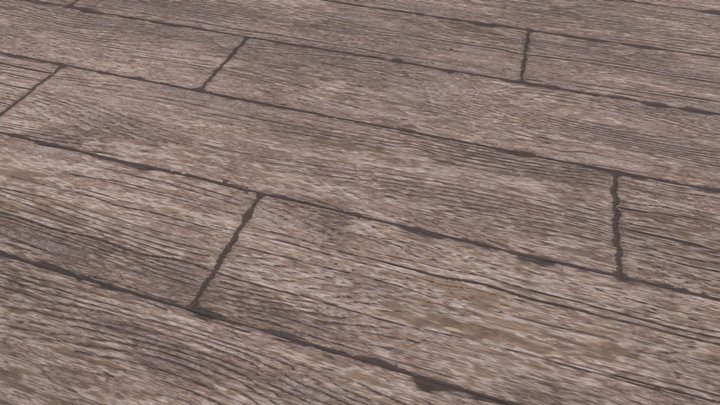 Simple Wood Planks (Free Low Model) 3D Model