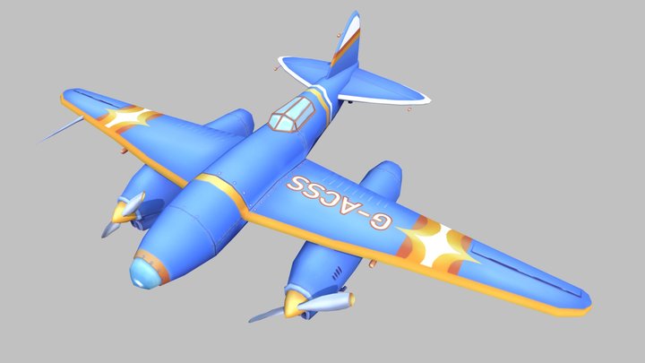 Game Art - Assignment 1: The Flying Circus 3D Model