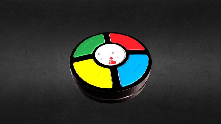 Simon Game - Max Memory 3D Model