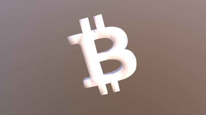 Bitcoin Cash Mesh FBX 3D Model