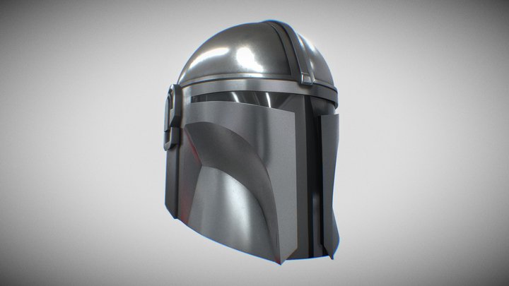 Mandalorian Helmet 3D Model