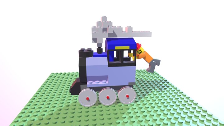 Lego Tren 3D Model