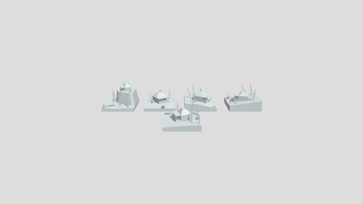 1DAE05_Krisor_Damian_Blockout 3D Model