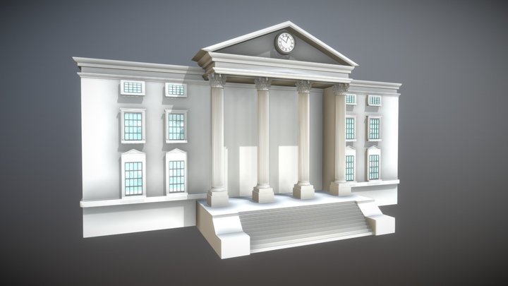 The Clock Tower from Back to the Future 3D Model