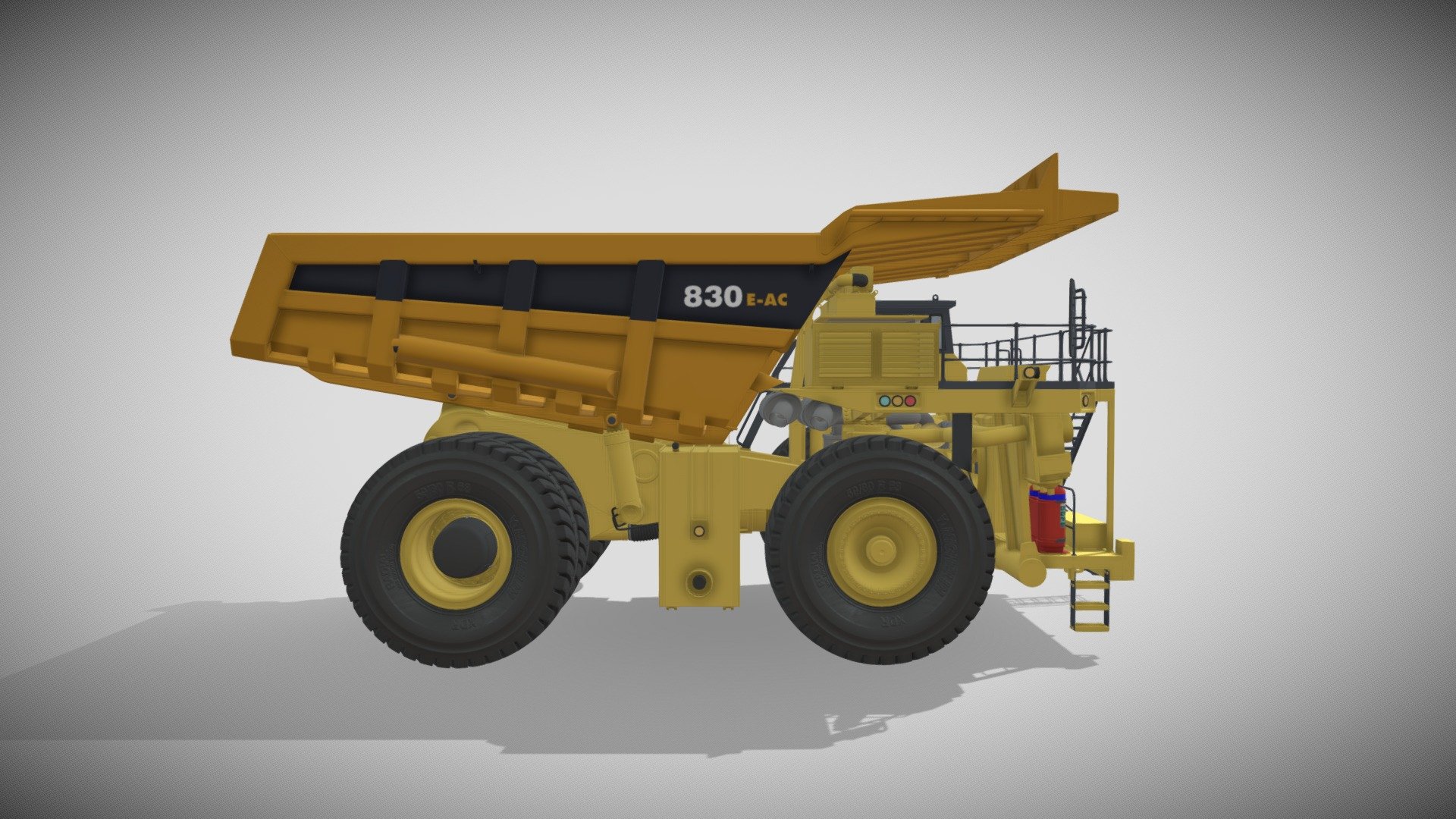 Komatsu 830e-ac - 3d Model By The Learning Network (@thelearningnetwork 