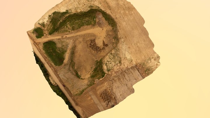 Marble Cliff Quarry Stockpile - 8/23/19 3D Model