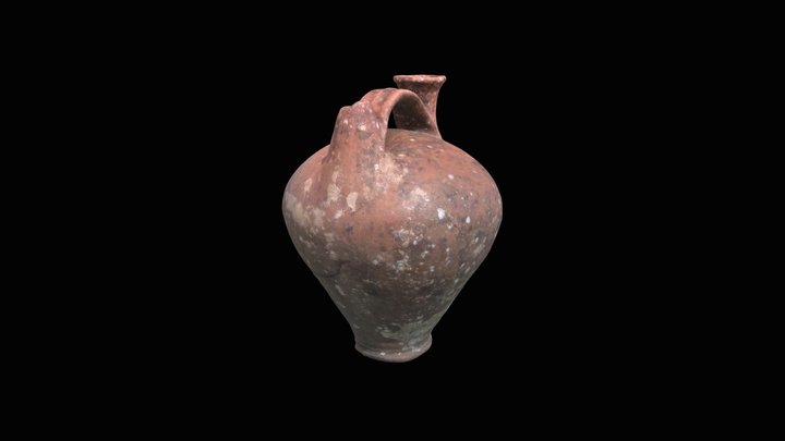 RETOPOLOGÍA BOTIJA  DE CERÁMICA 3D Model