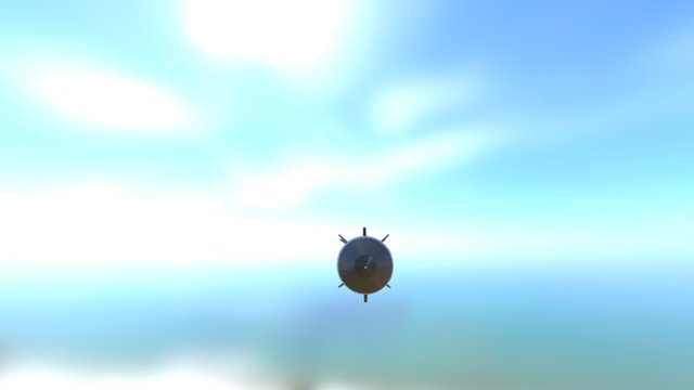Intercontinental Ballistic Missile (ICBM) 3D Model
