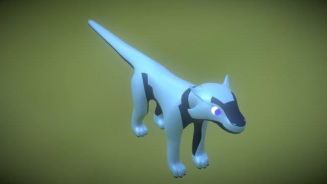 Cute Sci-Fi Dragon 3D Model