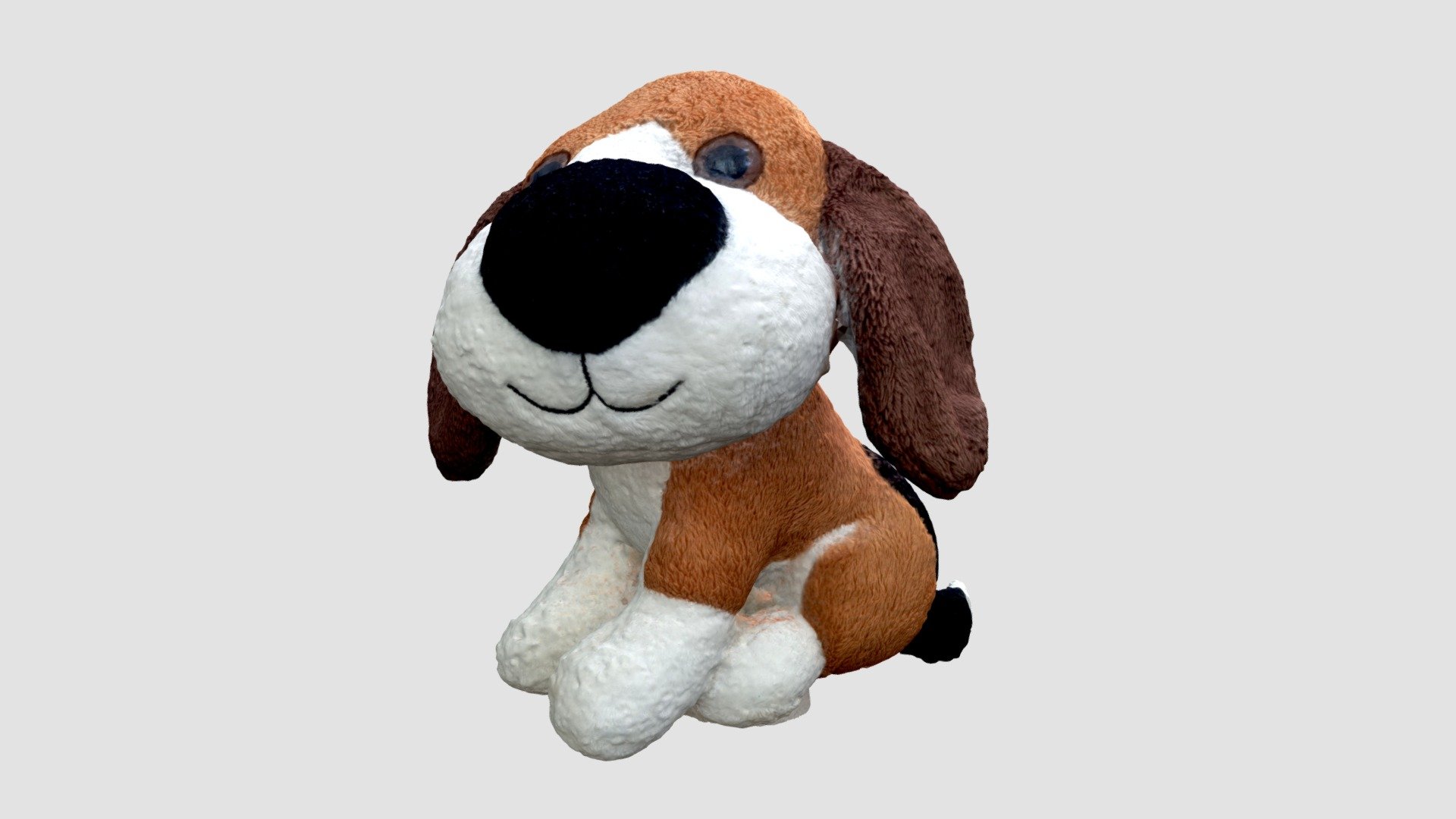 Dog plush toy 3D model by SihamAlKousa [135ddc6] Sketchfab