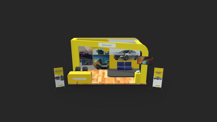 Stall Branding 3D Model