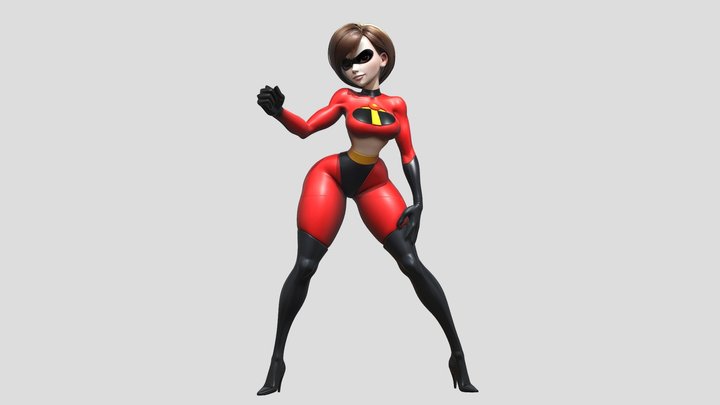 Sexy Mrs. Incredible ↓ GET THIS MODEL ↓ 3D Model