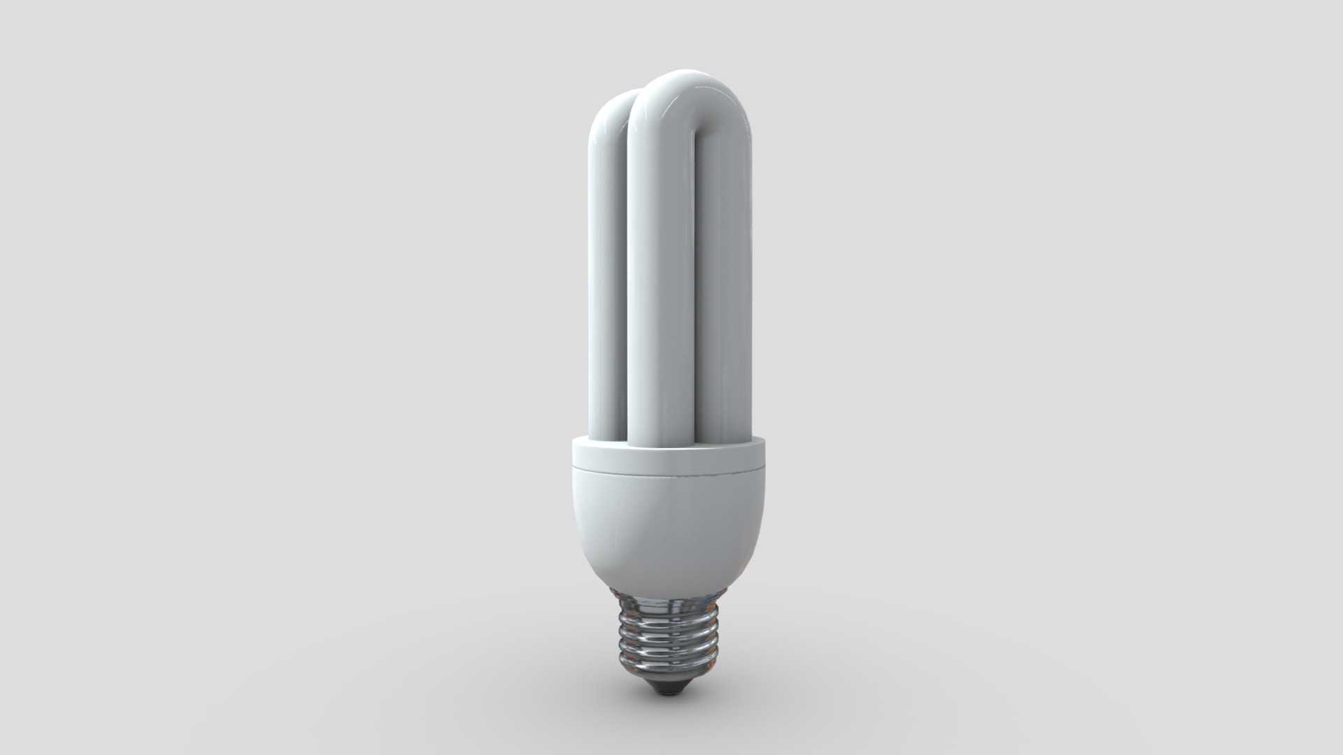 3D model Light Bulb 2 - This is a 3D model of the Light Bulb 2. The 3D model is about a white light bulb.