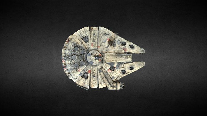 Millennium Falcon YT-1300 2nd Attempt 3D Model
