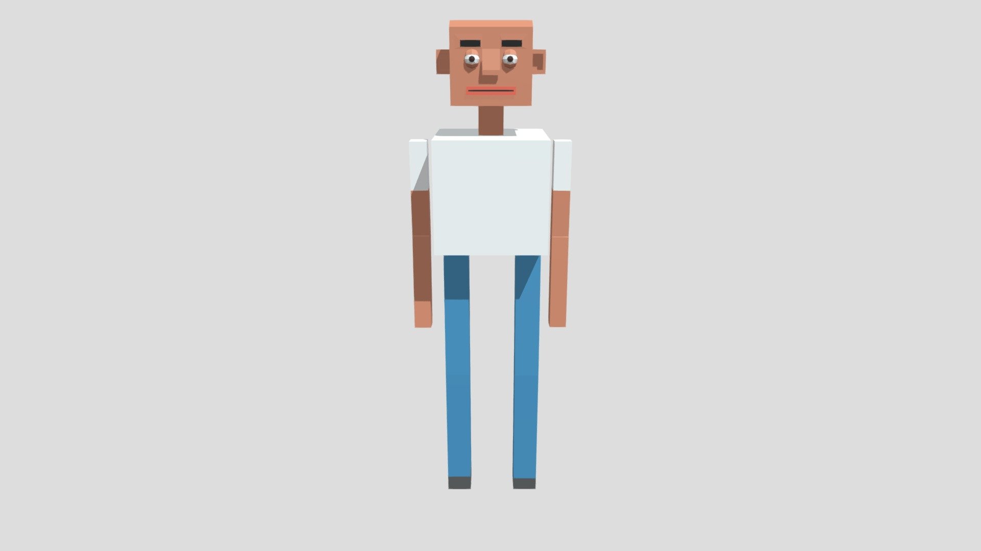 Alejandro Lester-Block Man - 3D model by WinterCape (@agaldamez0025 ...