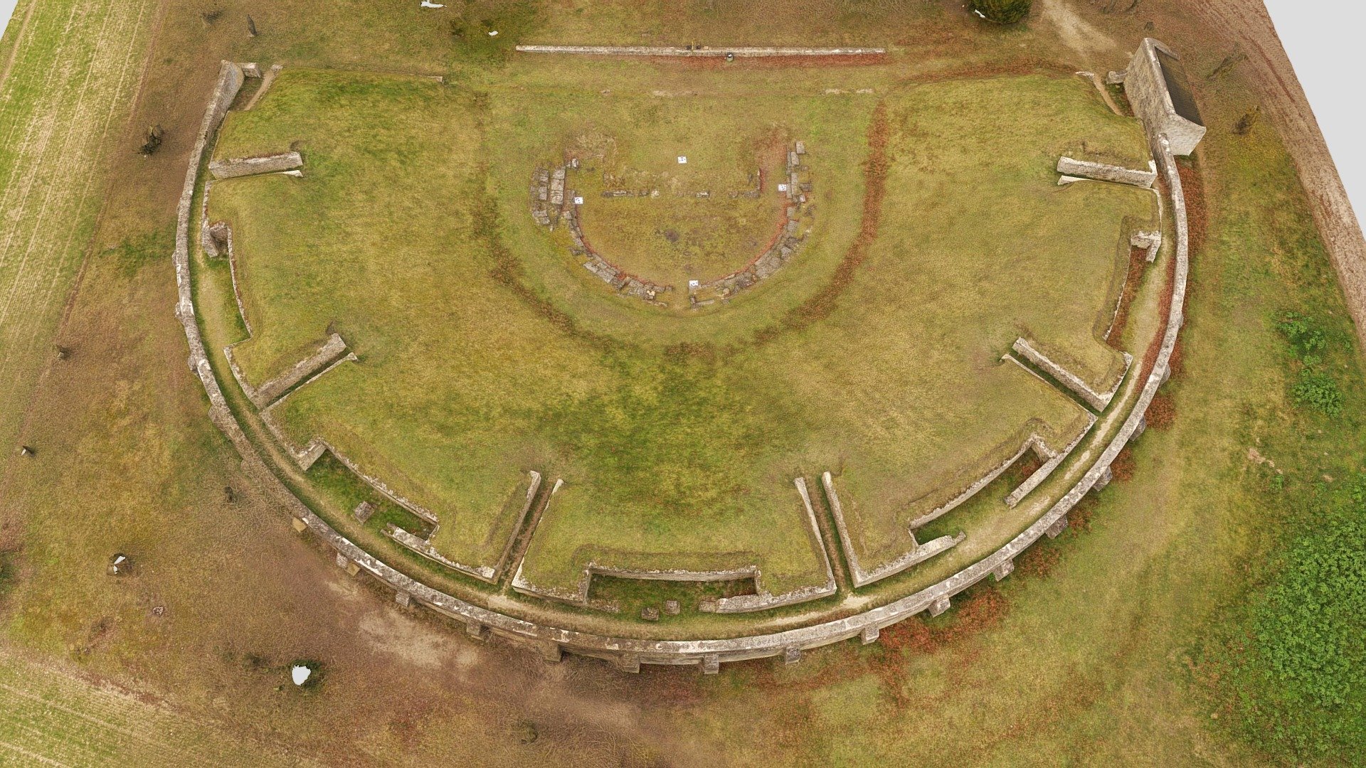 théâtre Gallo-Romain - 3D model by DroneDelattreExpertise [135fa53 ...