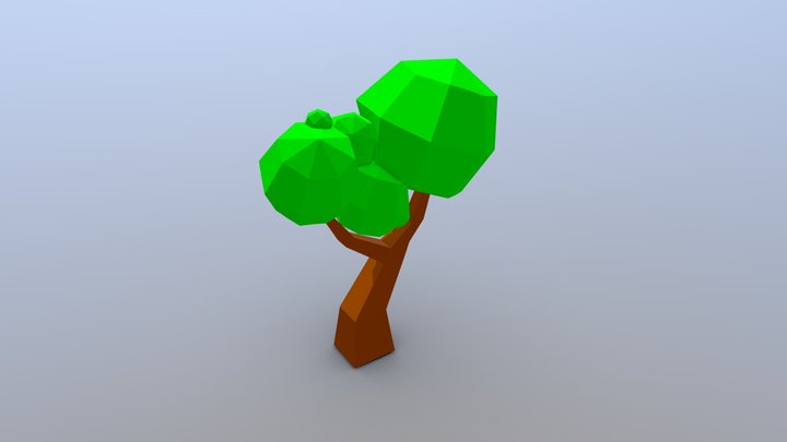 3D Low Poly Tree 3D Model - Game Ready model 3D Model