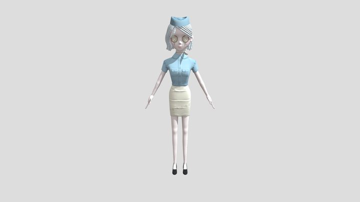 IdentityV_Stewardess 3D Model