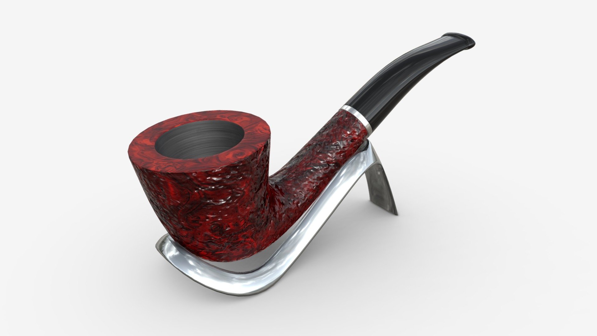 Smoking Pipe Small Briar Wood 03 - Buy Royalty Free 3d Model By Hq3dmod 