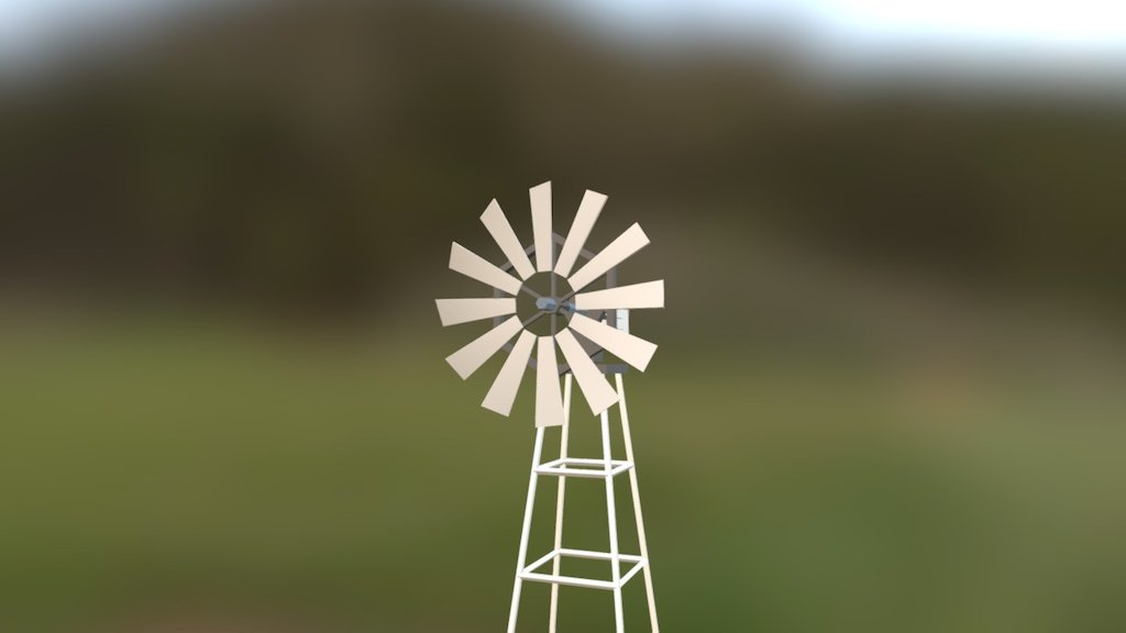 Windwill - 3D model by sandytwtw [136110d] - Sketchfab