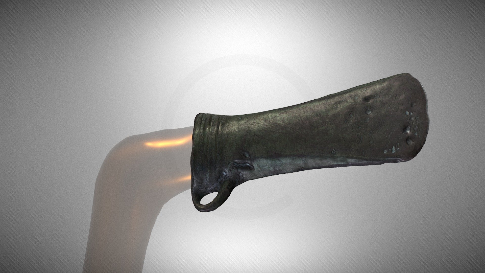 Axe with a sleeve
