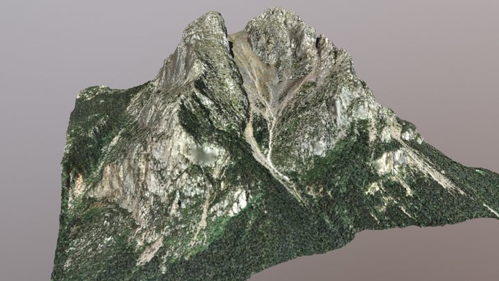 Pedraforca 3D Model