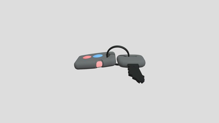Car Keys 3D Model