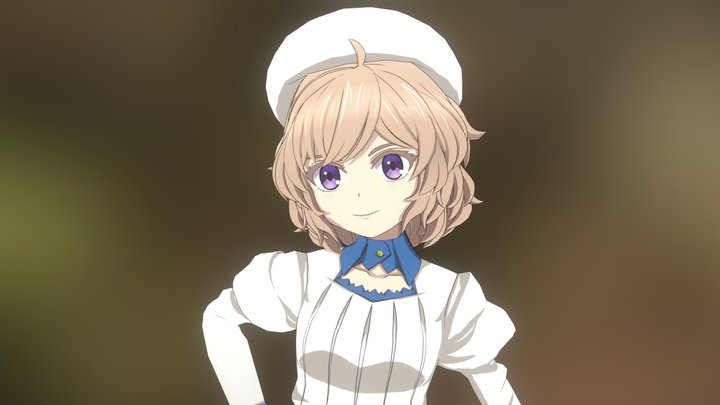 Kotoko Iwanaga 岩永 琴子 - In/Spectre 虚構推理 3D model 3D Model