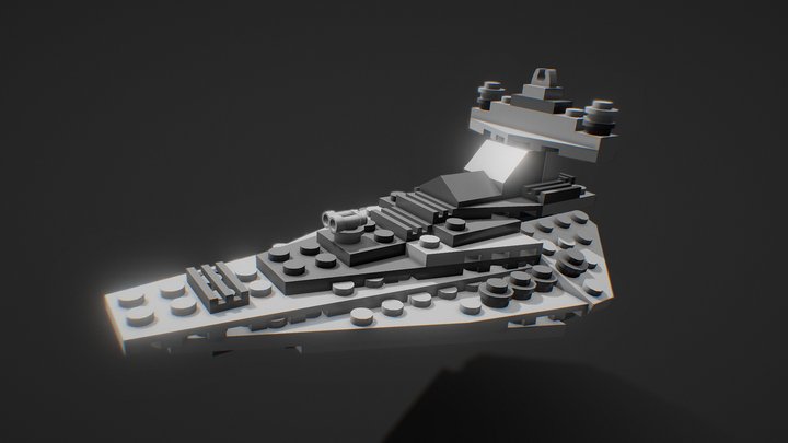 LEGO Star Destroyer 3D Model
