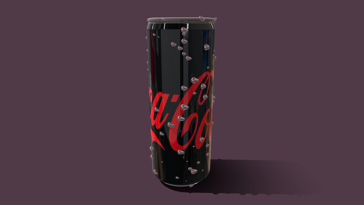 Coca-Cola can 3D Model