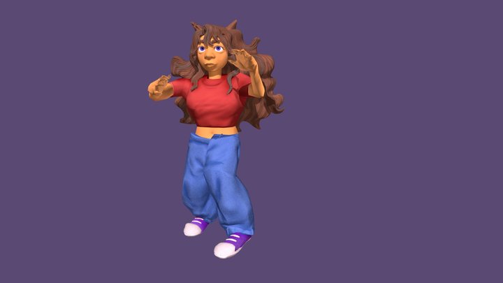 Kiria Character Model 3D Model