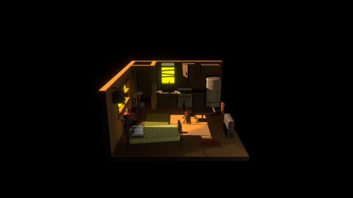 PowerArm Diorama 3D Model