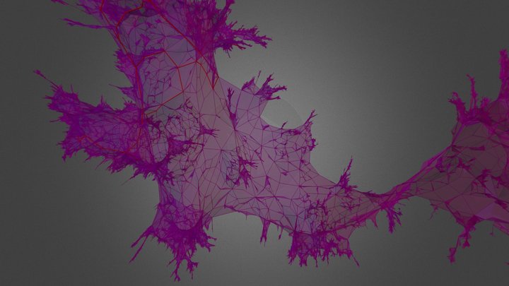 Geodesic 4-clique 30k_250 3D Model