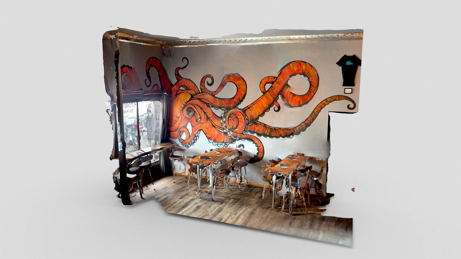 Octopus mural