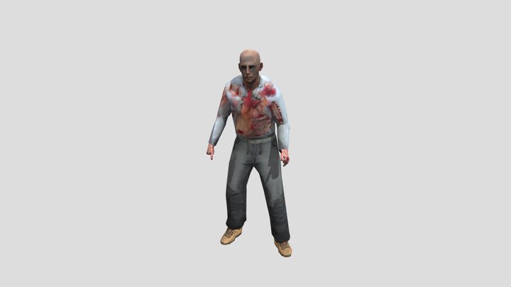 Zombie 2 3D Model