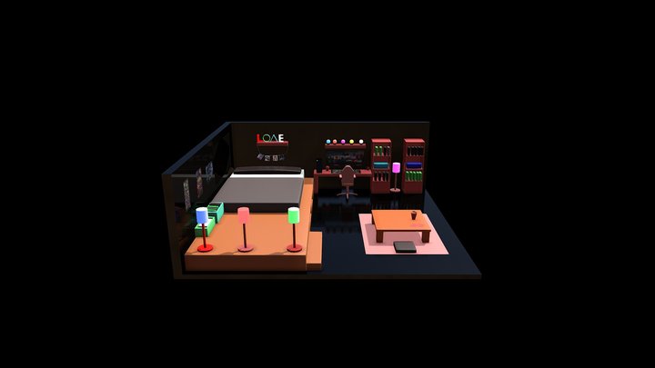 cuarto 3D Model