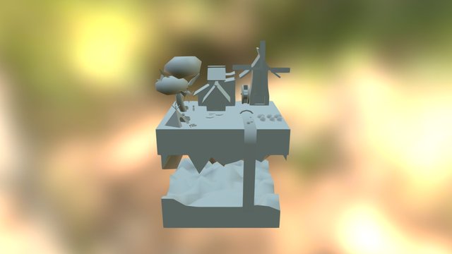 102548059-蕭詩蓓-塊狀島 3D Model