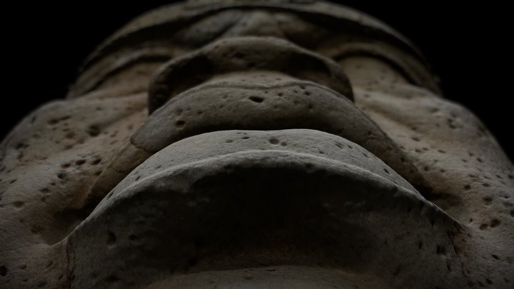San Lorenzo Colossal Head 1 Olmec 3D Model