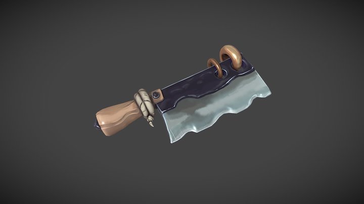 Dwarven Cleaver 3D Model
