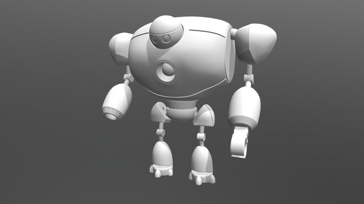 Robot HI Resolution 3D Model