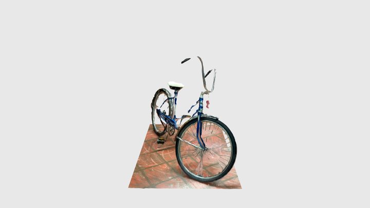 Decor, outdoor, bike 3D Model