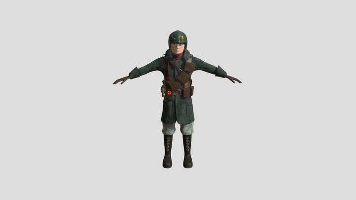 3D_Fallout_Squire 3D Model