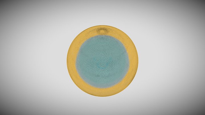 Shamseh V4 Spherical Phyllotaxis (110k) | PAPP 3D Model